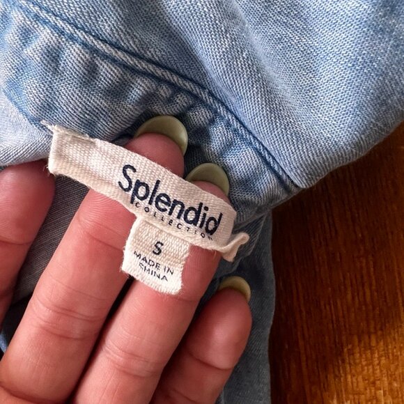 Splendid Collection | Summer Set Button Down Shirt + Drawstring Shorts - Picture 7 of 8